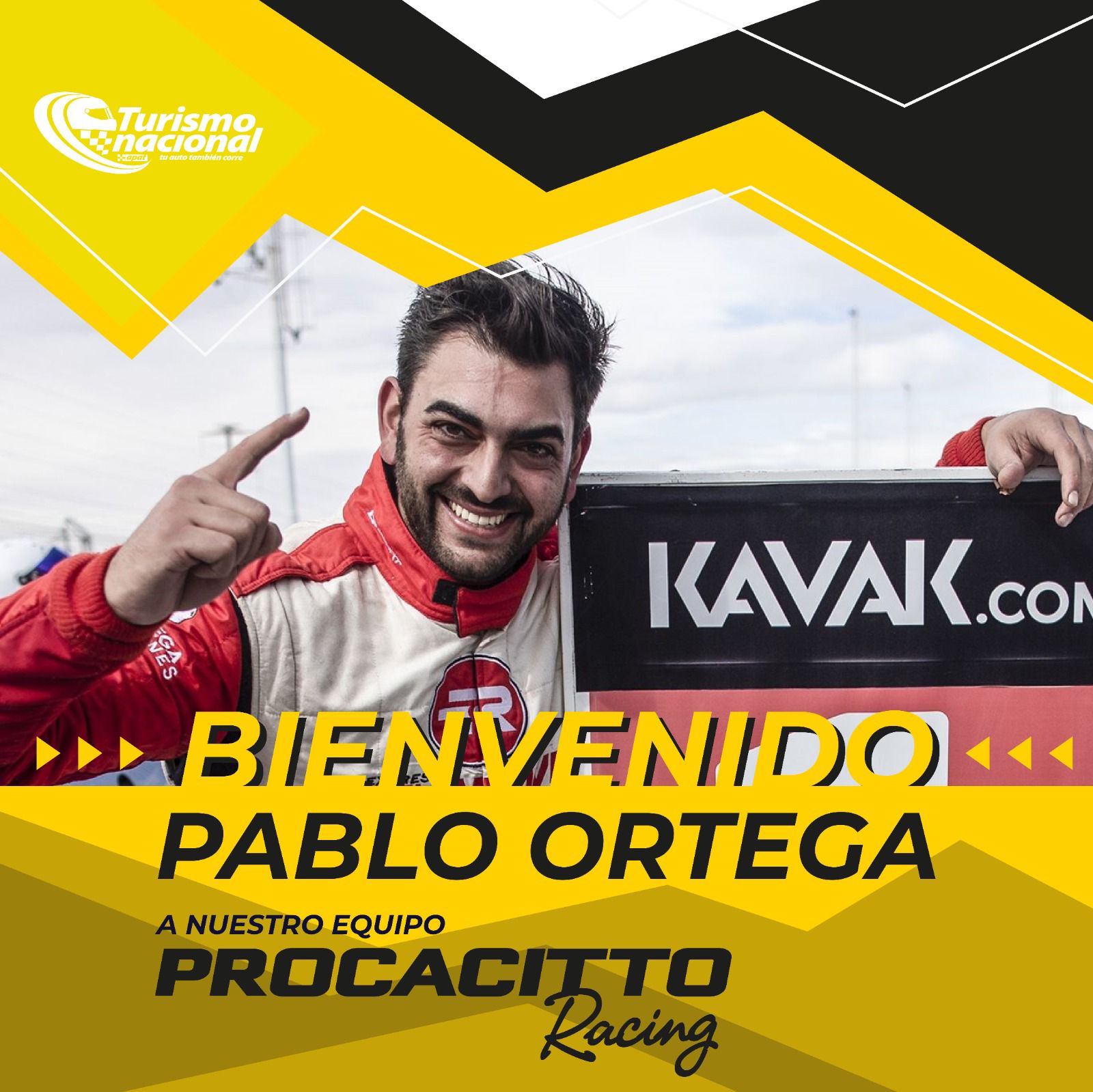 Pablo Ortega llega al Procacitto Racing